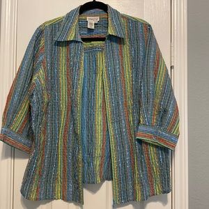 Colorful Coldwater Creek Top